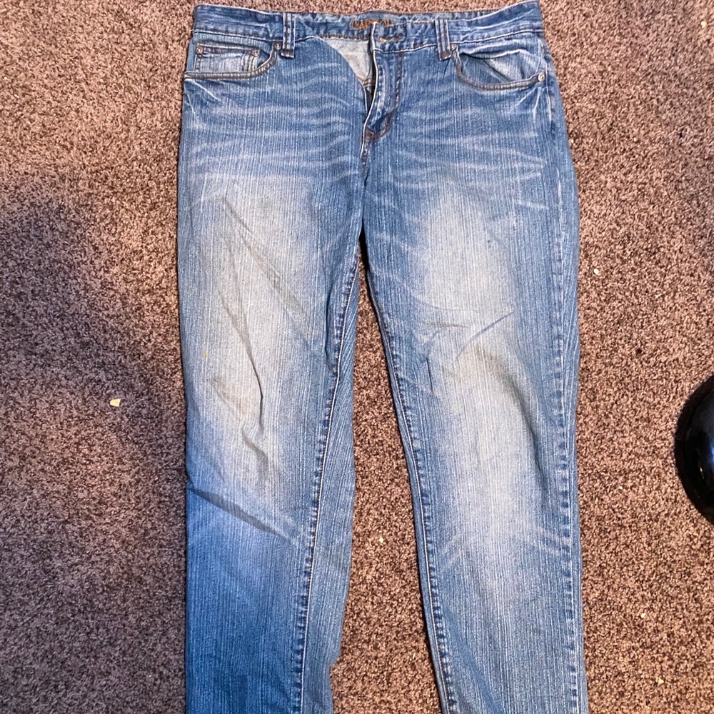 Carbon straight jeans
